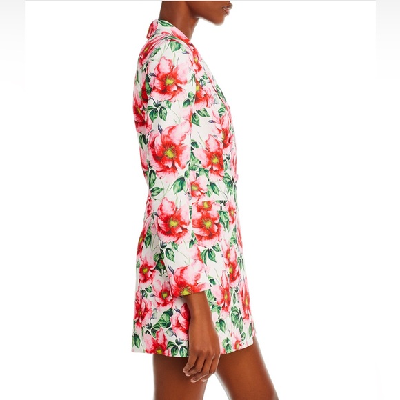 Alice + Olivia Latoya Floral Blazer Mini Dress, High Tea - Picture 5 of 16